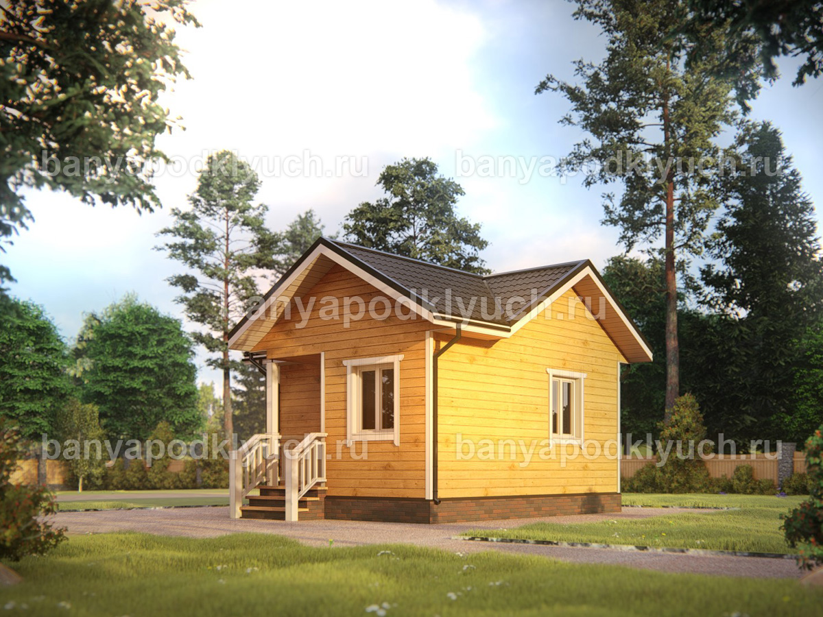 Баня из бруса 6x6 м Баня из бруса 6x6 м